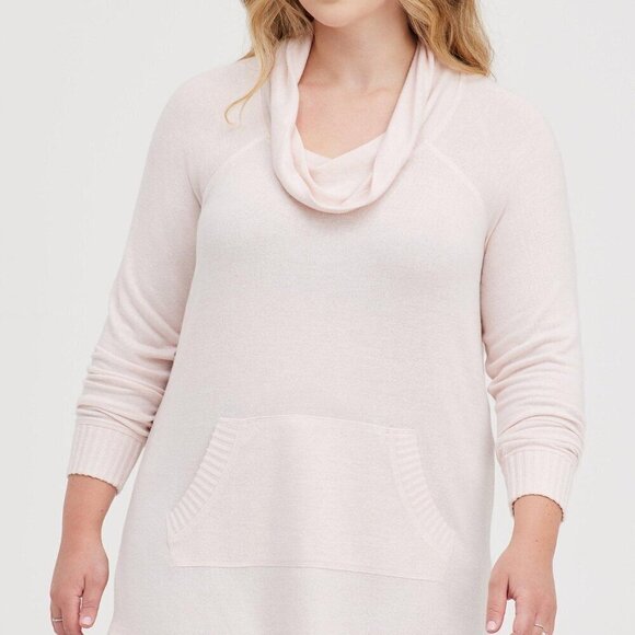 Torrid Super Soft Plush Cowl Neck Raglan Tunic Sweatshirt 3x NWT NEW - Picture 4 of 10